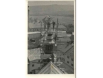 Oprava menšej z veží farského kostola