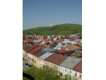 Pohľad na západnú časť mesta - v pozadí Vysoké Tatry