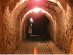 Podolínsky tunel v noci